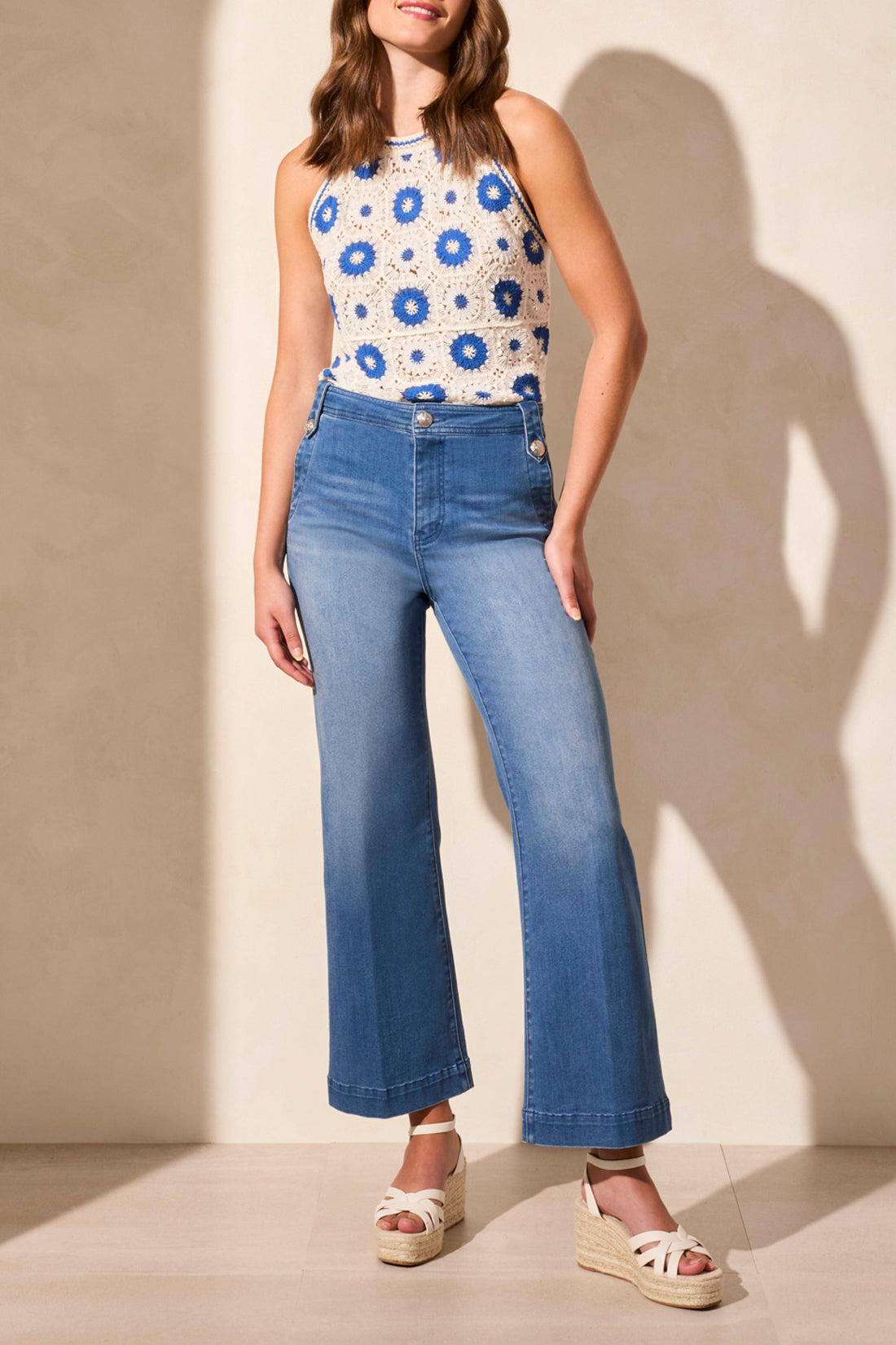 Brooke Palazzo Marine Jeans by Tribal