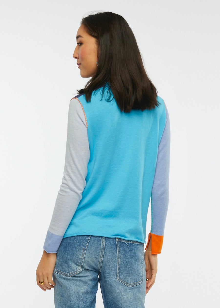 Color Block Sweater by Zaket & Plover