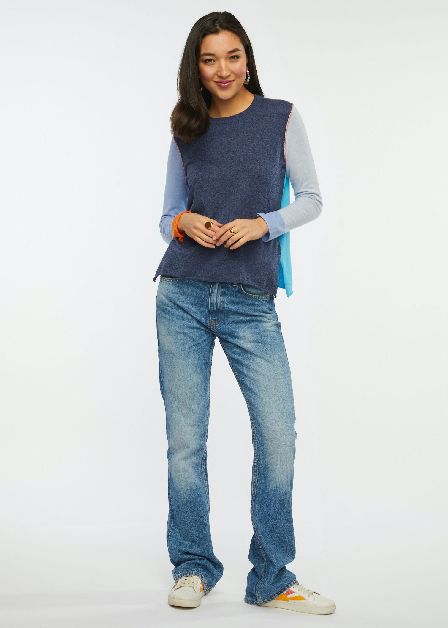 Color Block Sweater by Zaket & Plover