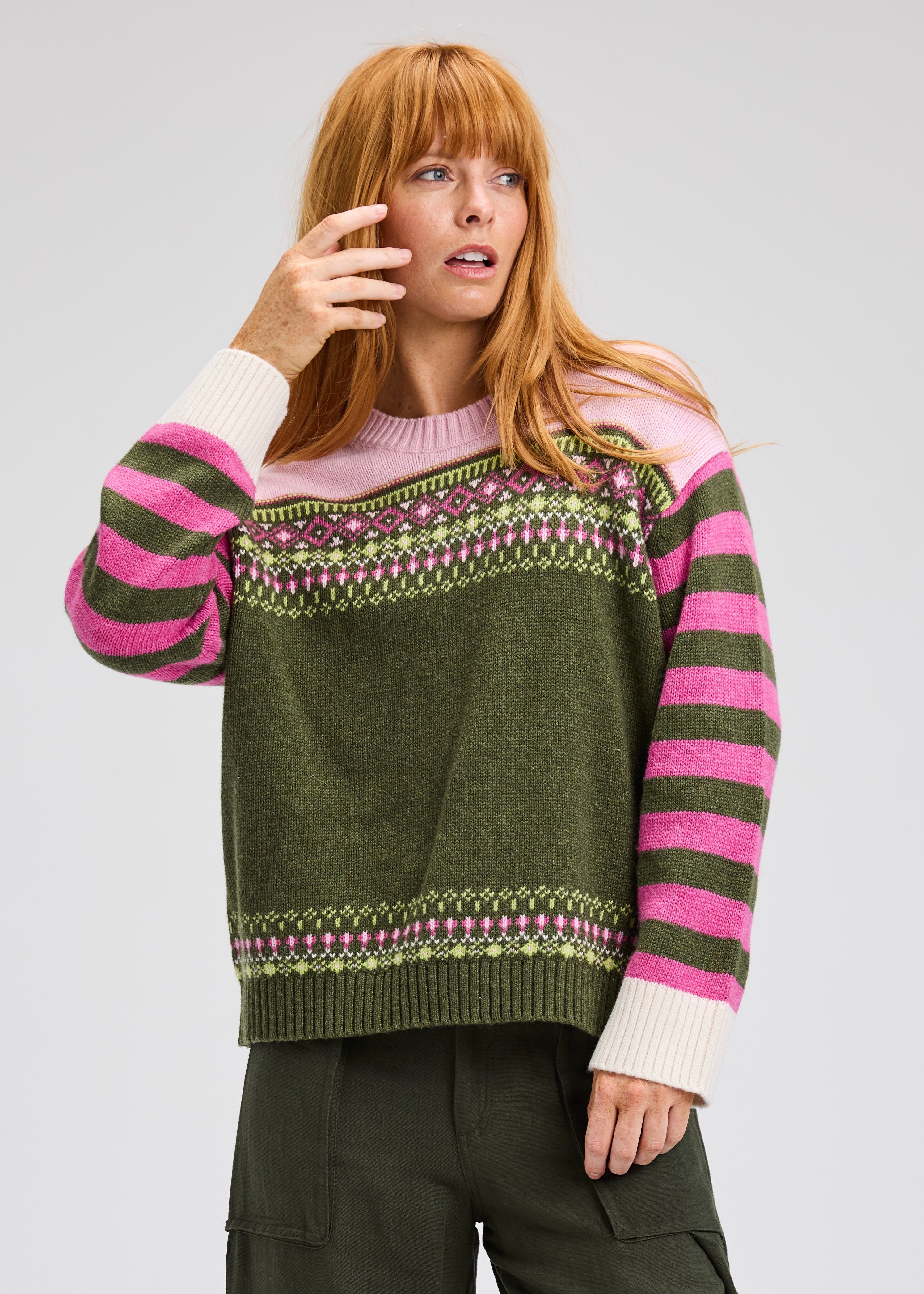 Zaket and Plover Fairisle Sweater