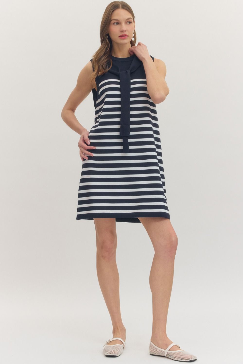 Noeli Nautical Stripe Dress