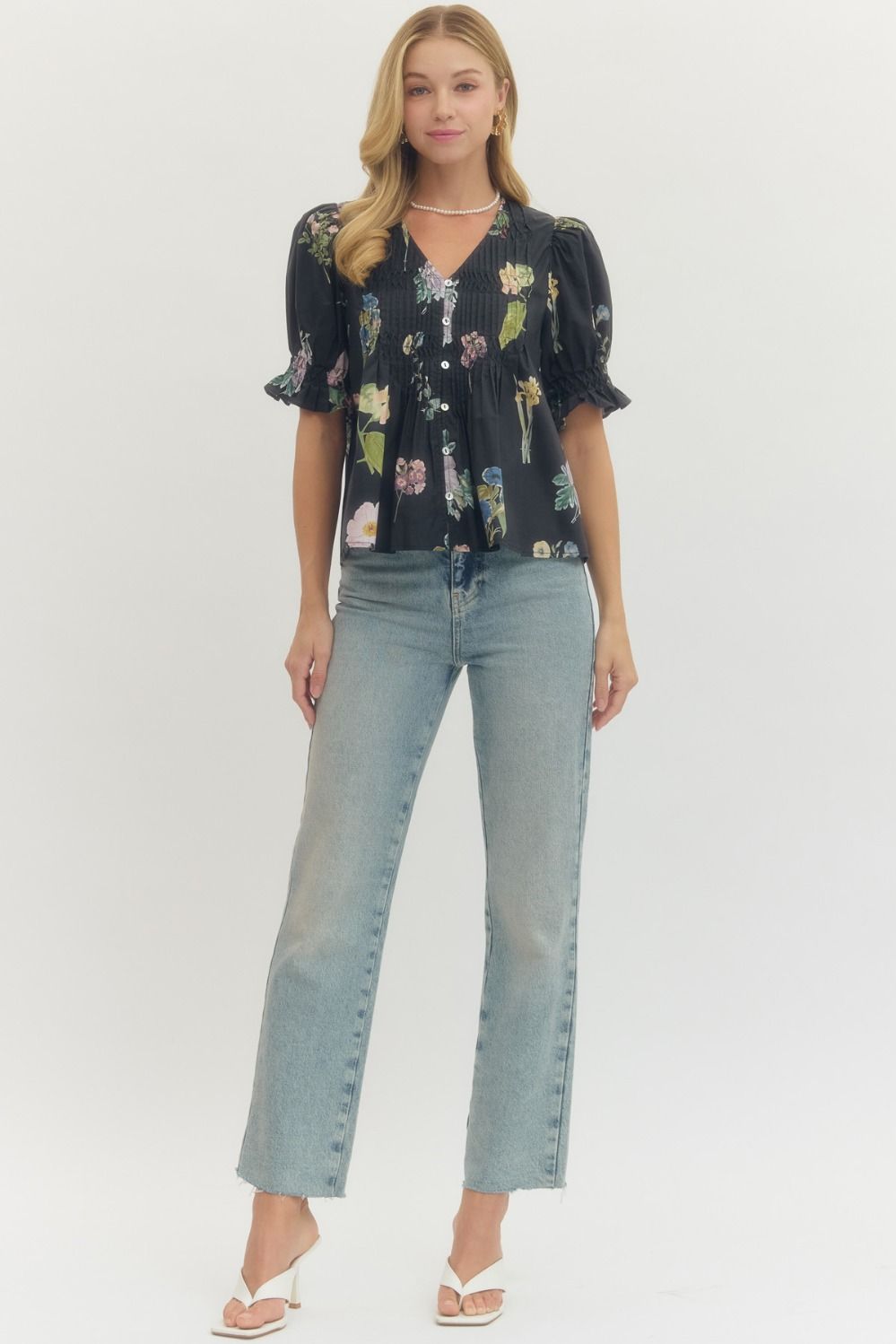 Florence Floral Print Blouse