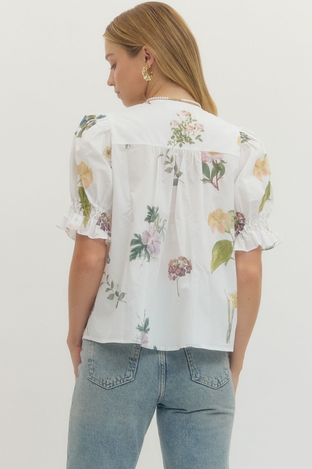 Florence Floral Print Blouse