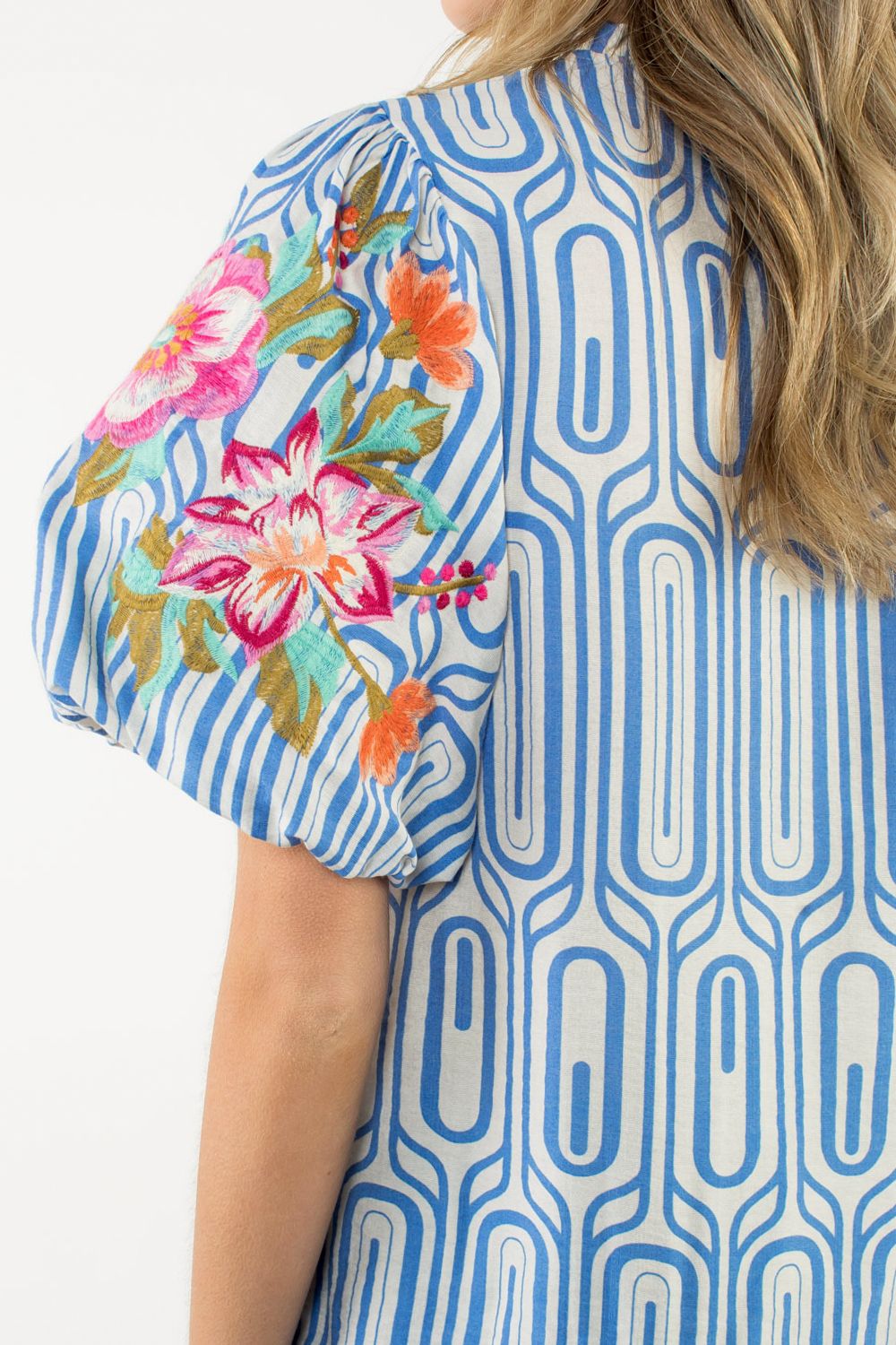 Celine Flower Embroidered Top by THML