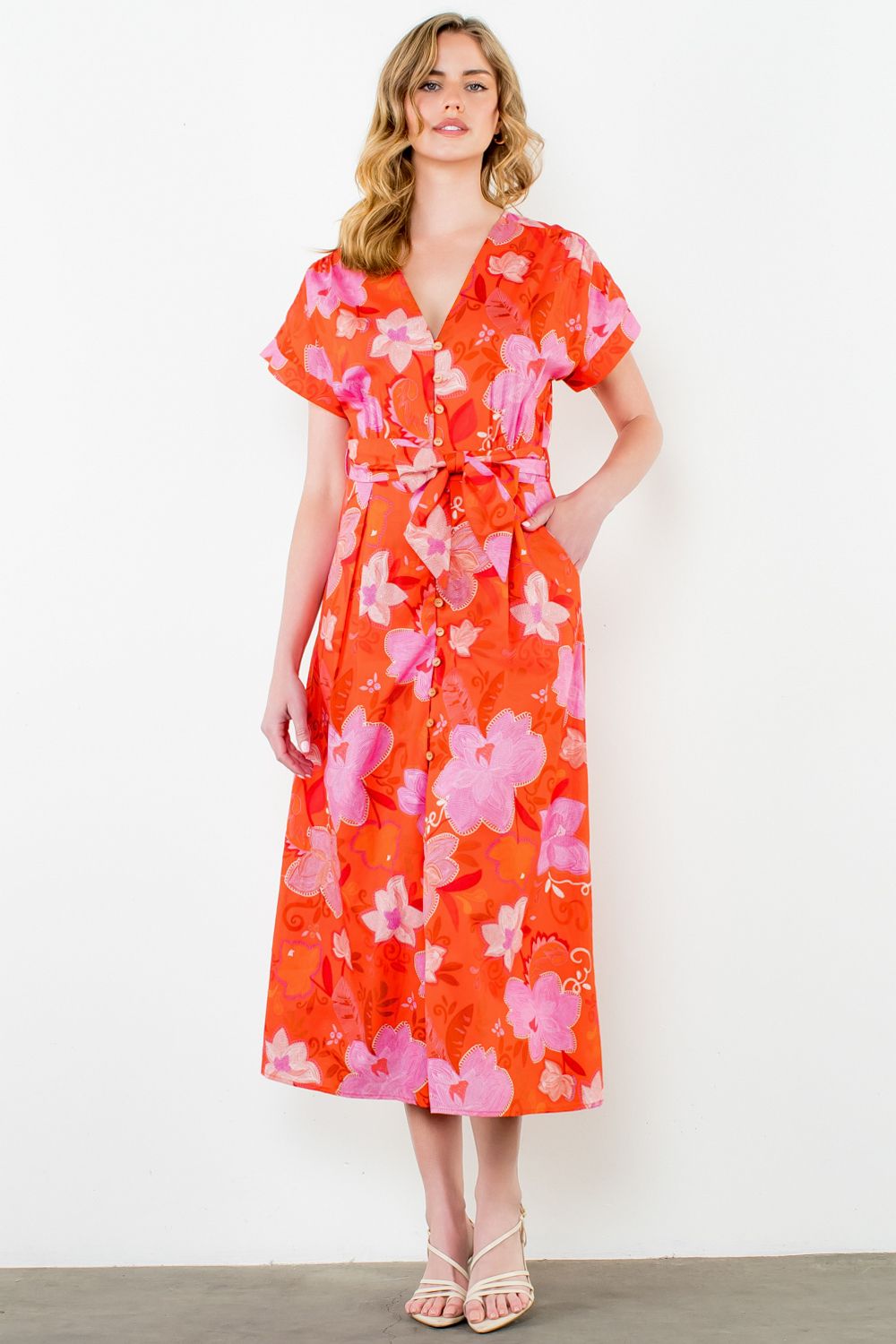 Floral Maxi Dress by THML
