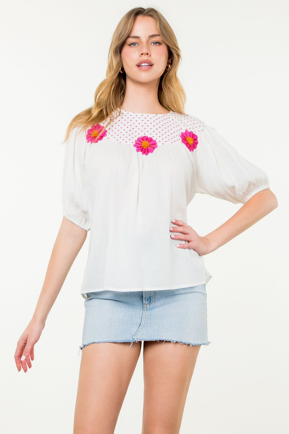 Serena Floral Blouse by THML