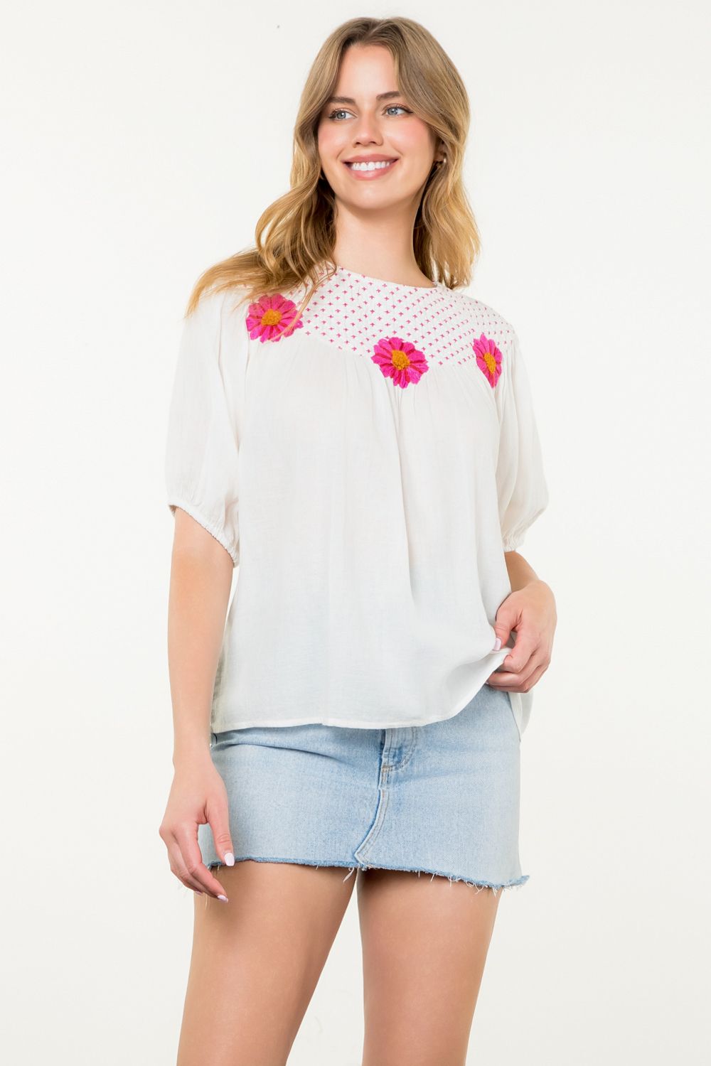 Serena Floral Blouse by THML