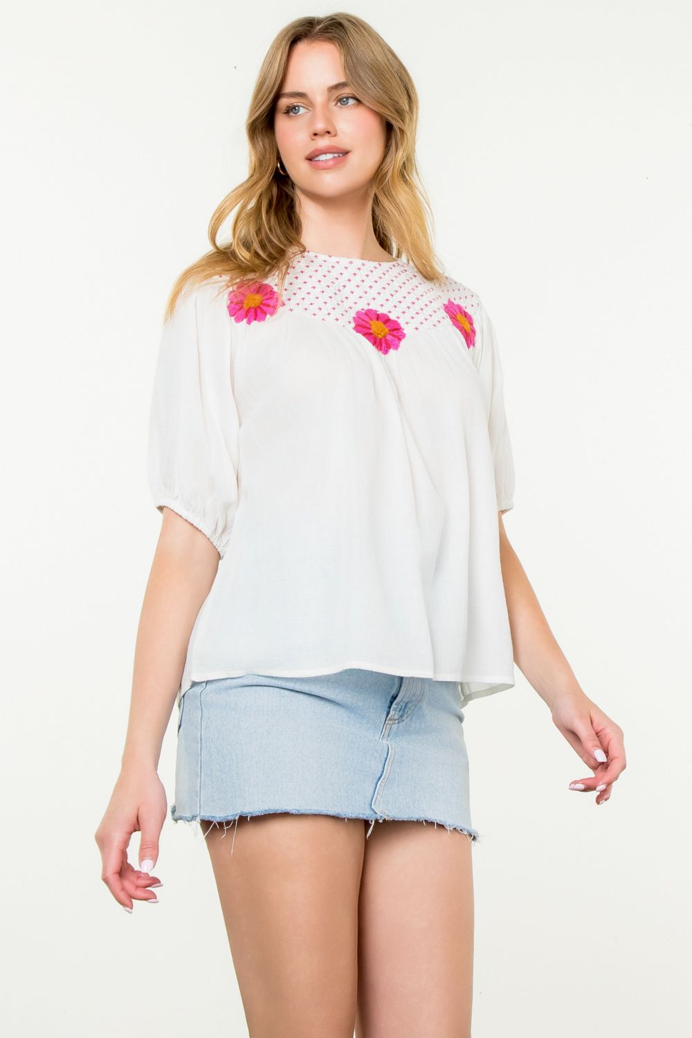 Serena Floral Blouse by THML