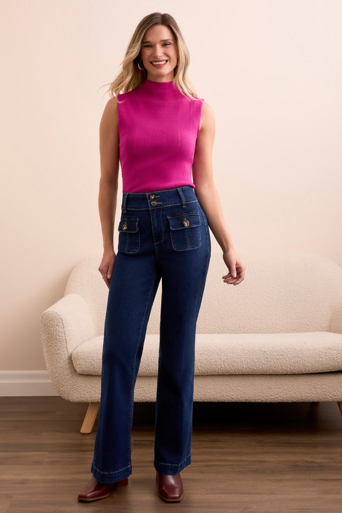 Brooke Trouser Jeans by Tribal Fashion