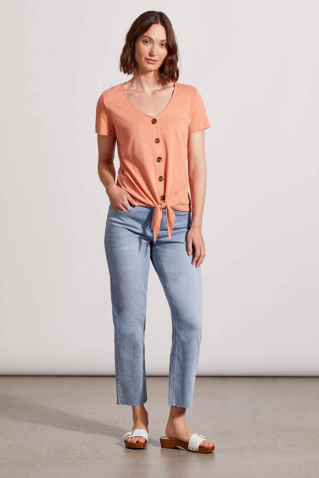 Adriana Top with Button Front - FINAL SALE