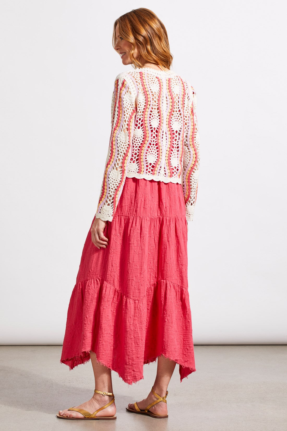 Crochet Cardigan by Tribal Fashion - FINAL SALE