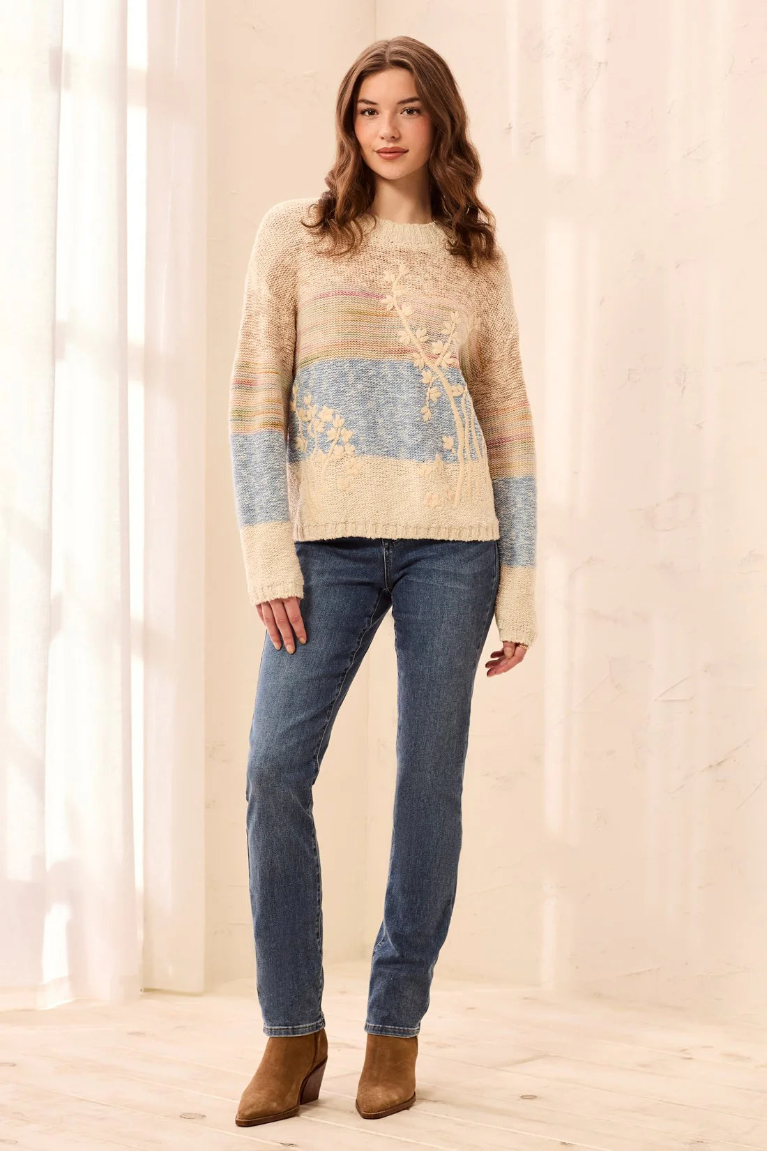 Soft and Subtle Embroidered Sweater
