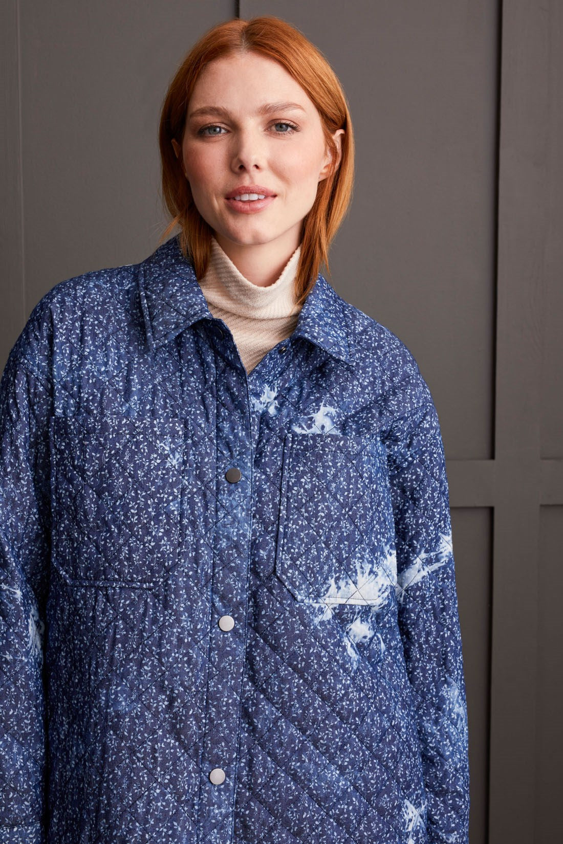 Quilted Shacket by Tribal - FINAL SALE
