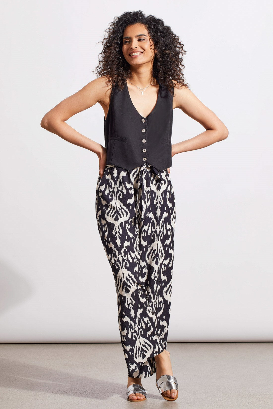 Button Front Vest by Tribal - FINAL SALE