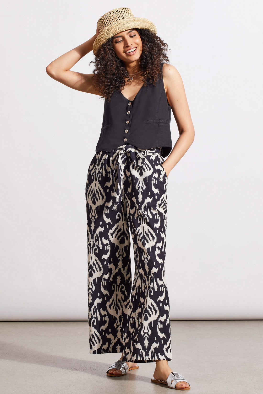 Button Front Vest by Tribal - FINAL SALE