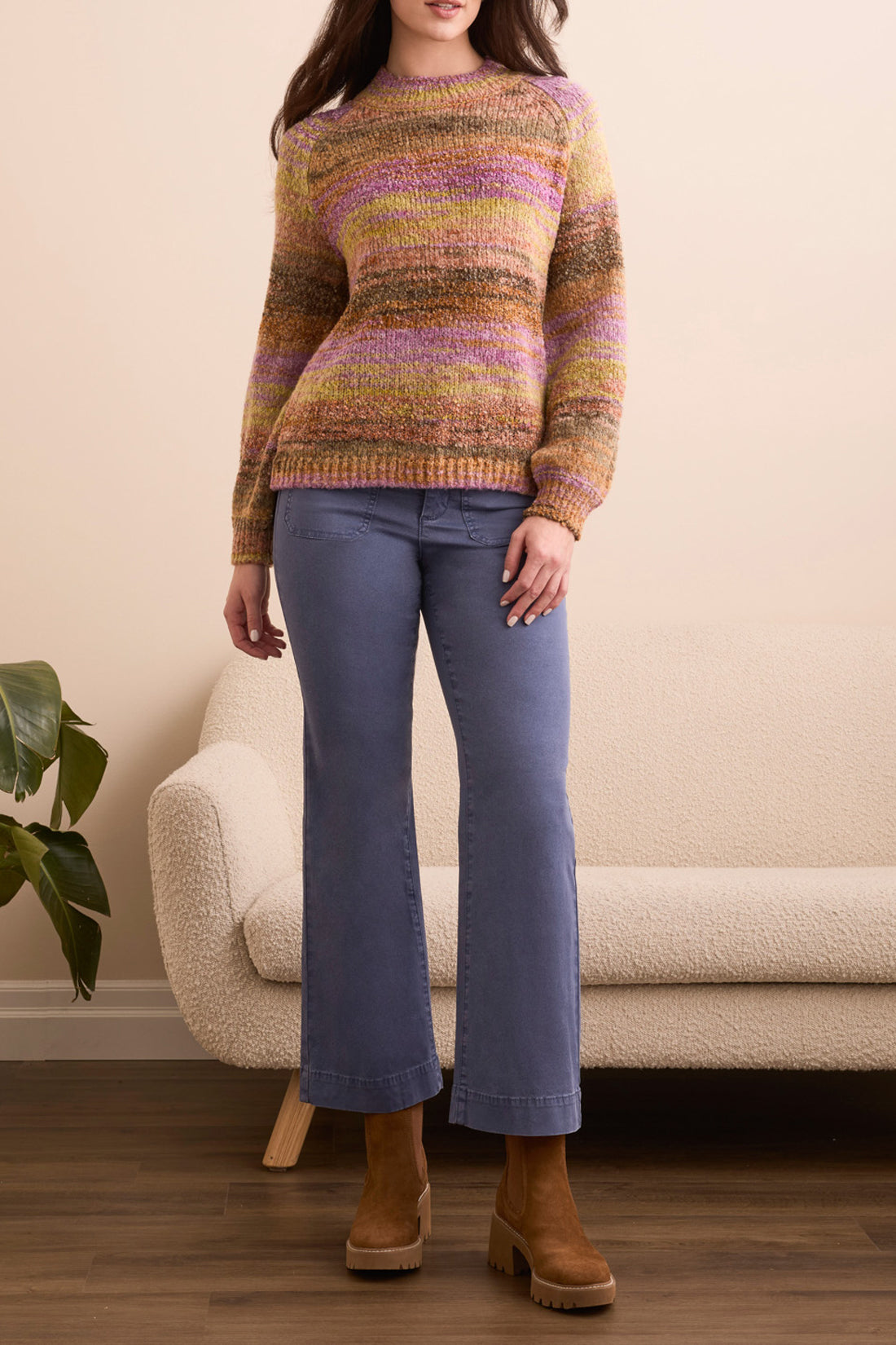 The Marlowe Mock Neck Sweater by Tribal Fashion