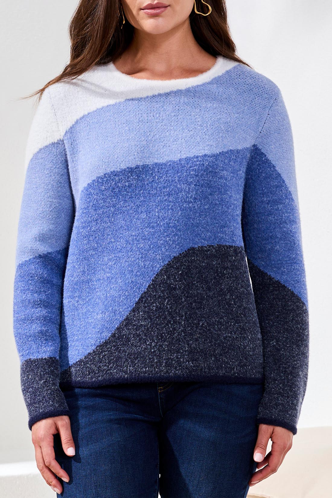 Elise Lapis Blue Sweater