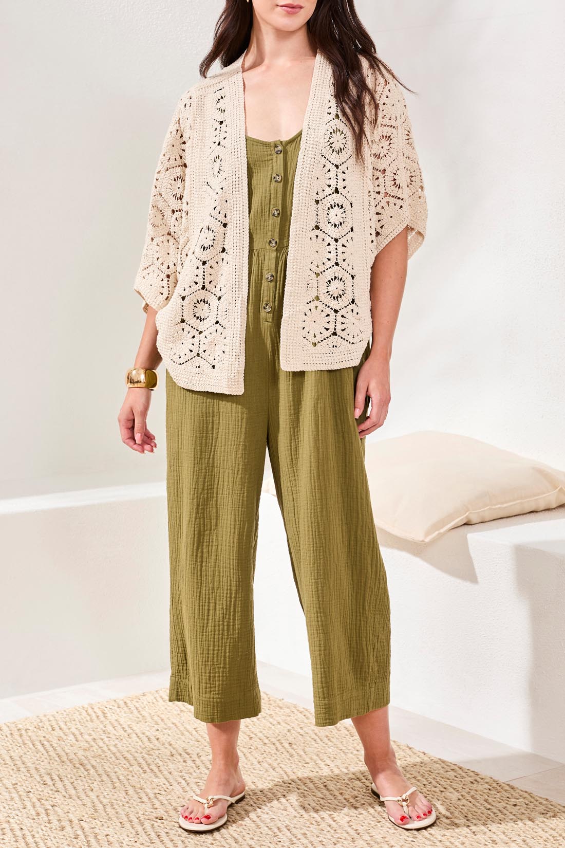 Crochet Cardigan Wrap by Tribal