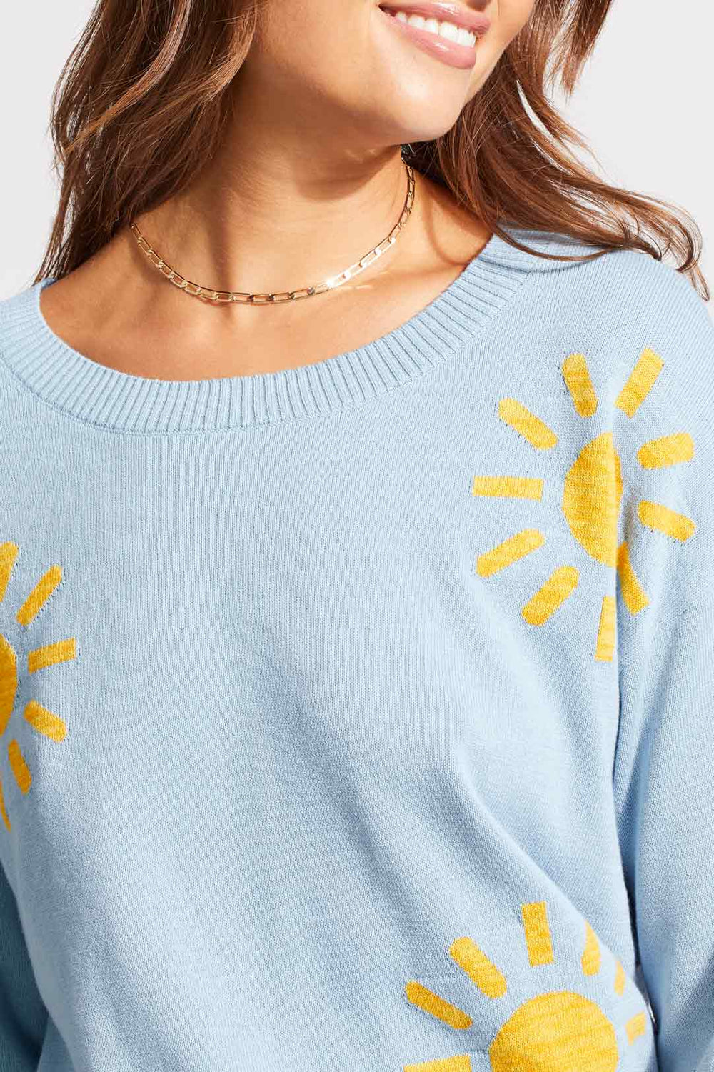 3/4 Sleeve Sunshine Sweater by Tribal