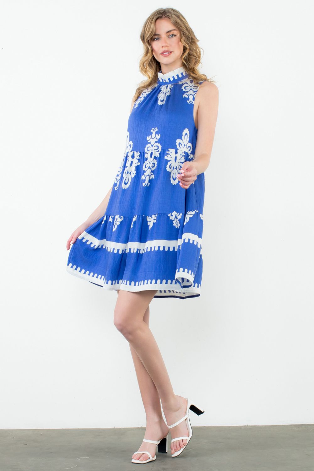 Sasha Tiered Midi Dress by THML