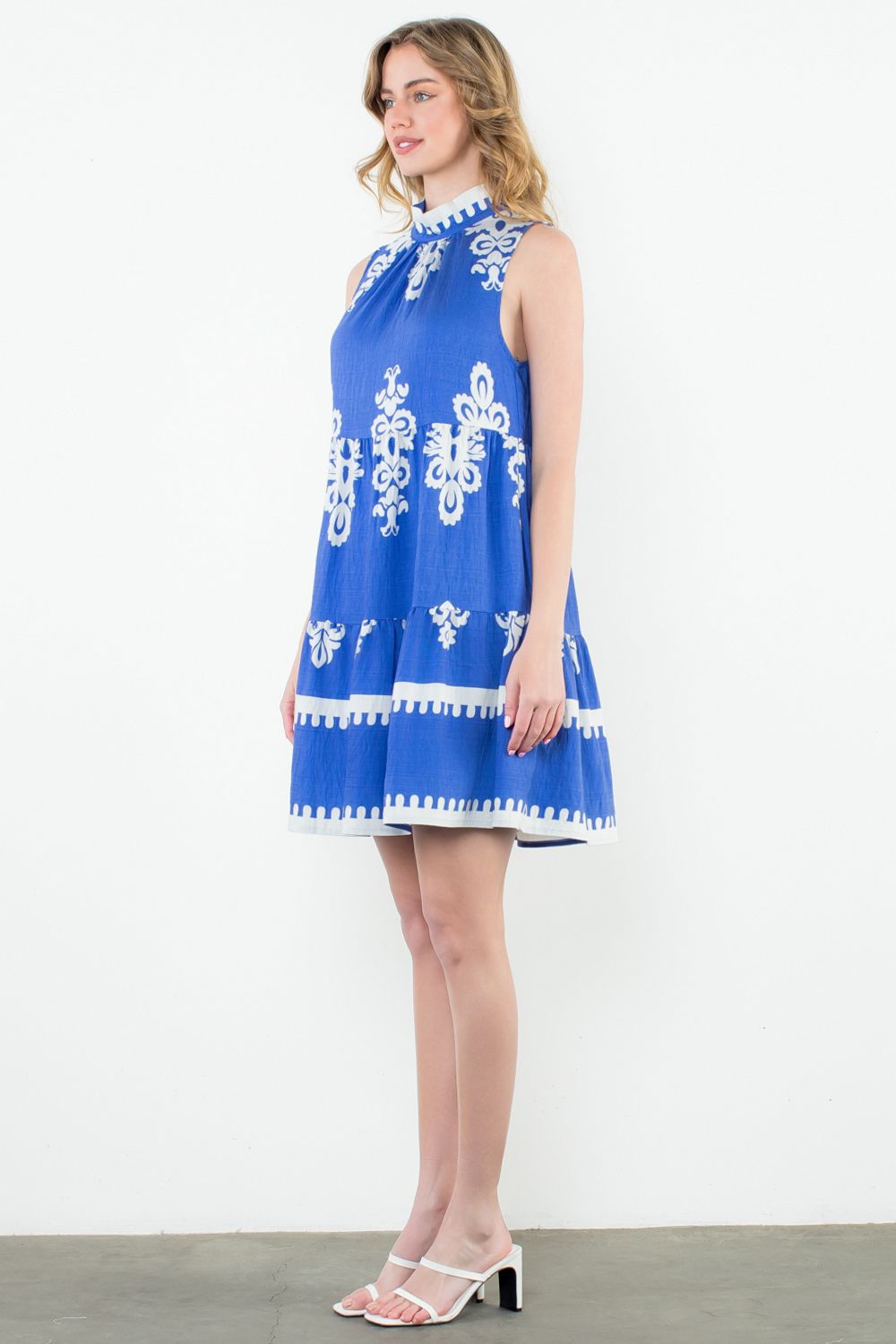 Sasha Tiered Midi Dress by THML