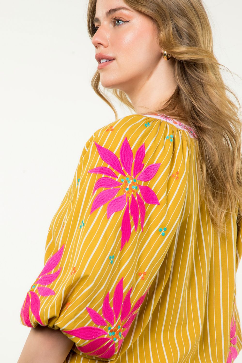THML Embroidered Hannah Blouse