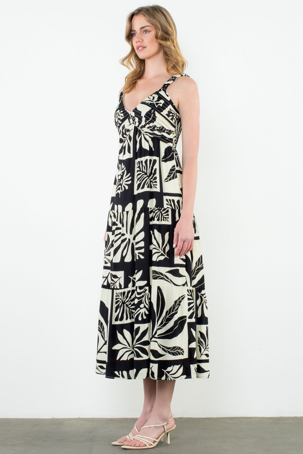 Jenna Print Maxi Dress by THML
