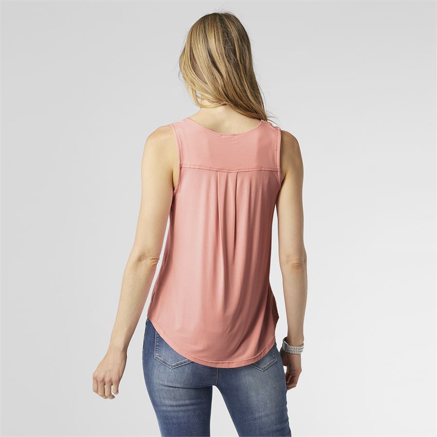 Erin Tank with Pleated Back