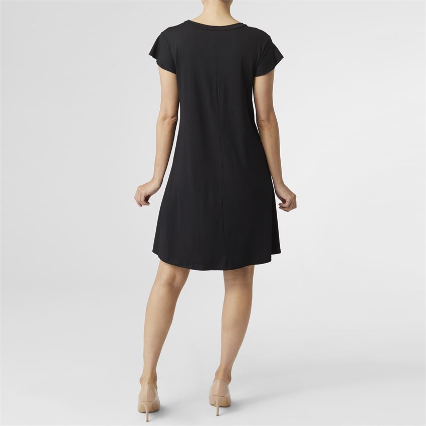 Ruffle Sleeve Tunic Dress