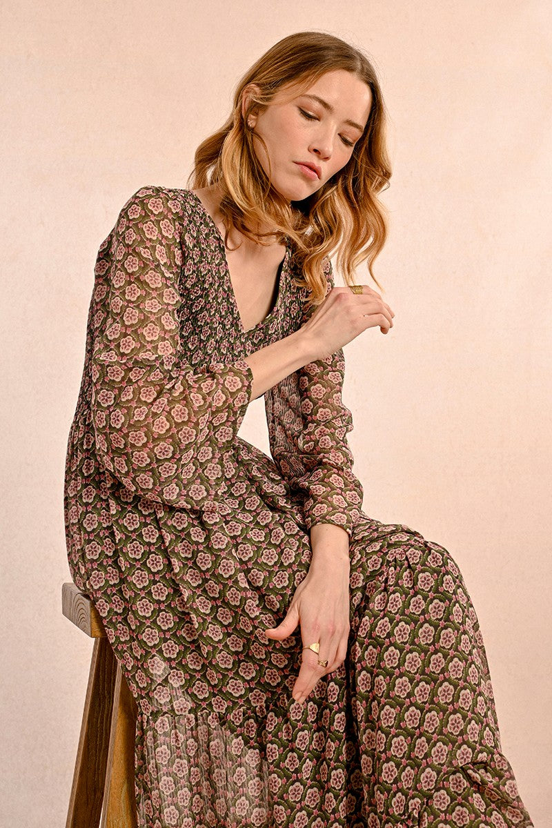 Khaki Lizzie Dress - FINAL SALE