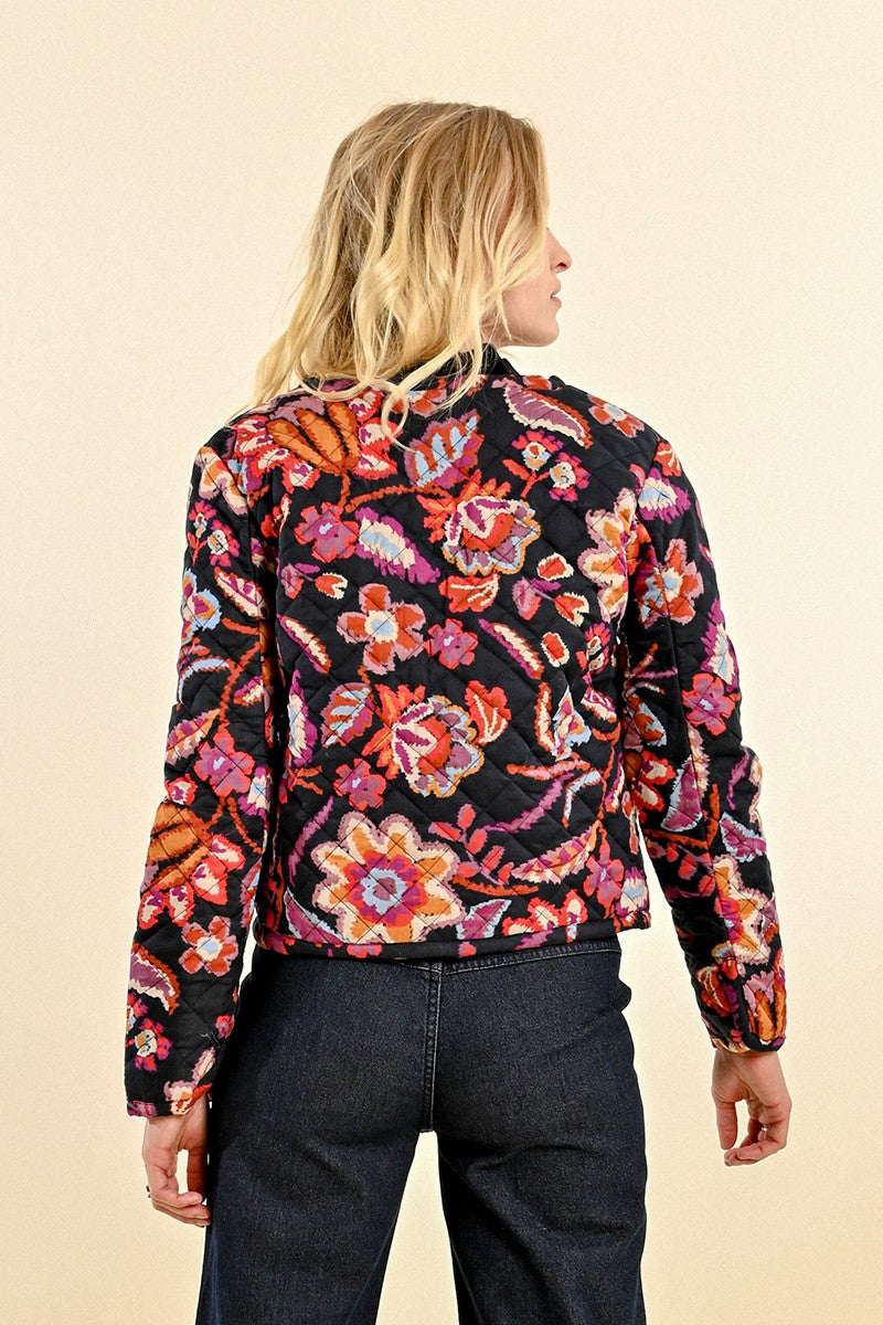 Molly Bracken Floral Quilted Coat