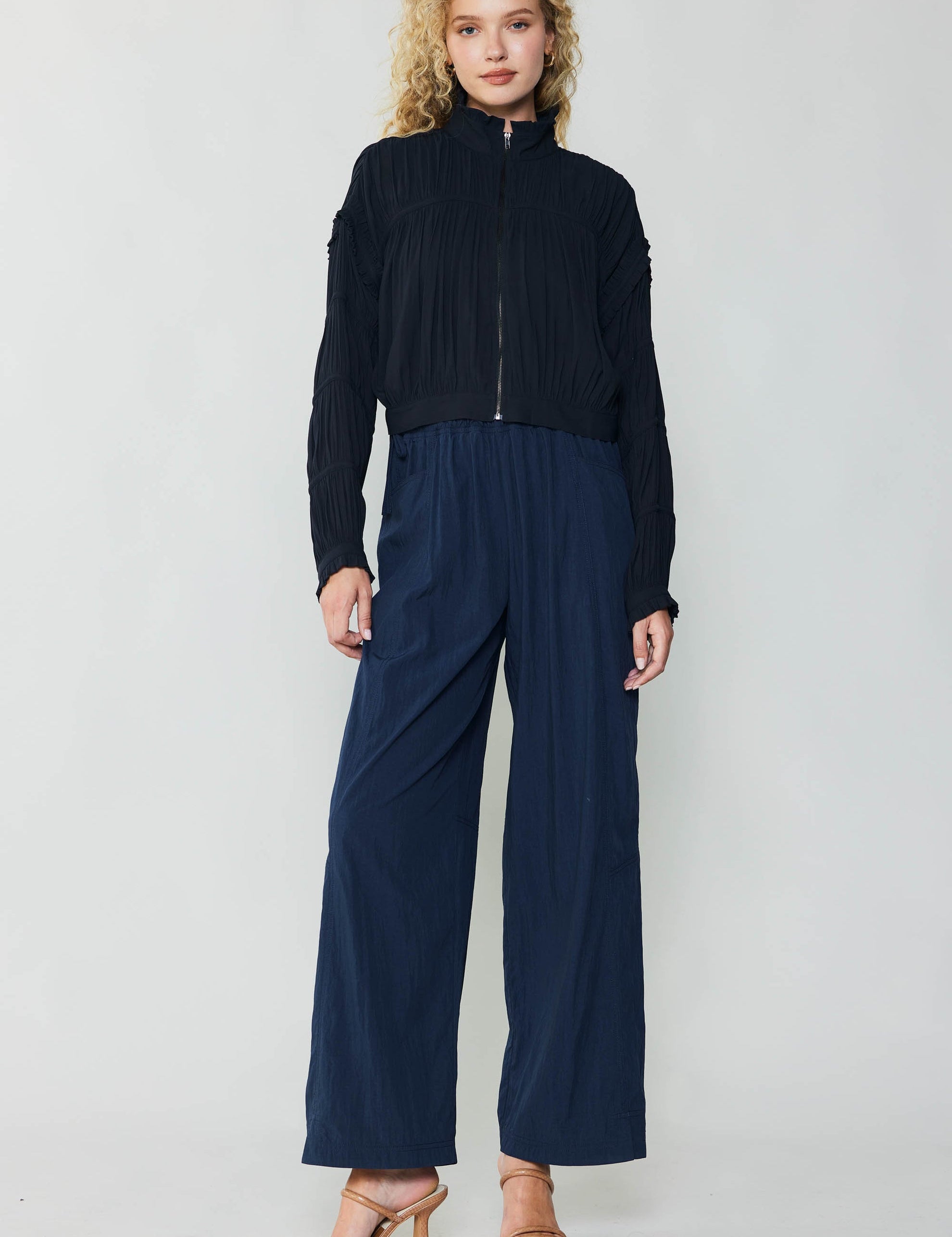 Shirred Sleeve Jacket by Current Air - FINAL SALE
