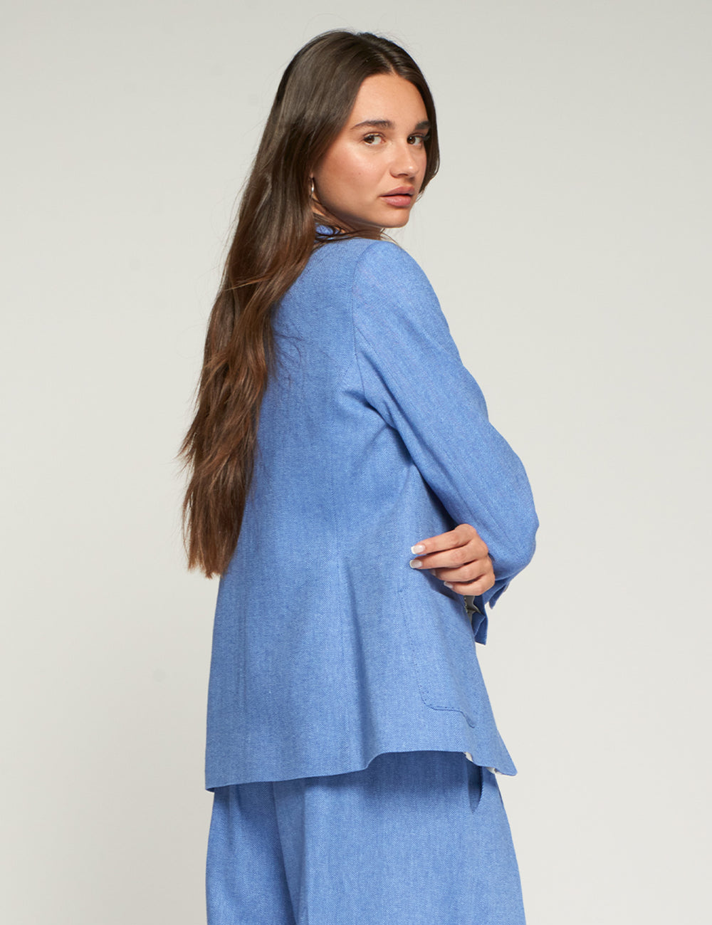 Villagallo Light Blue Blazer Jacket