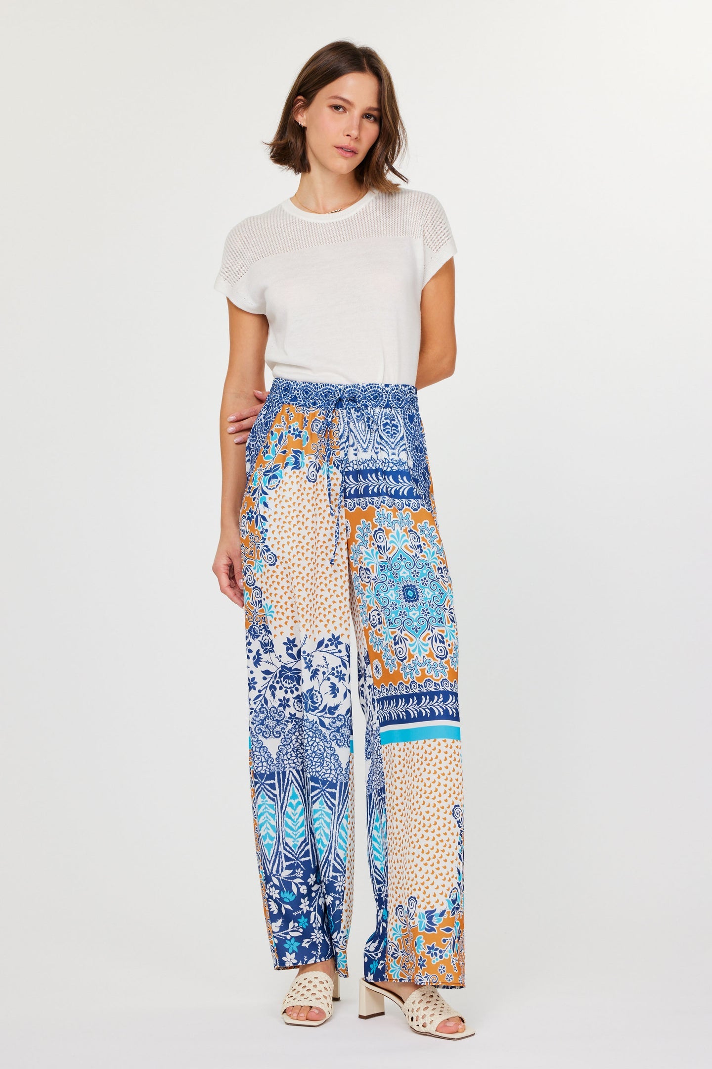 Boho Patchwork Printed Pants