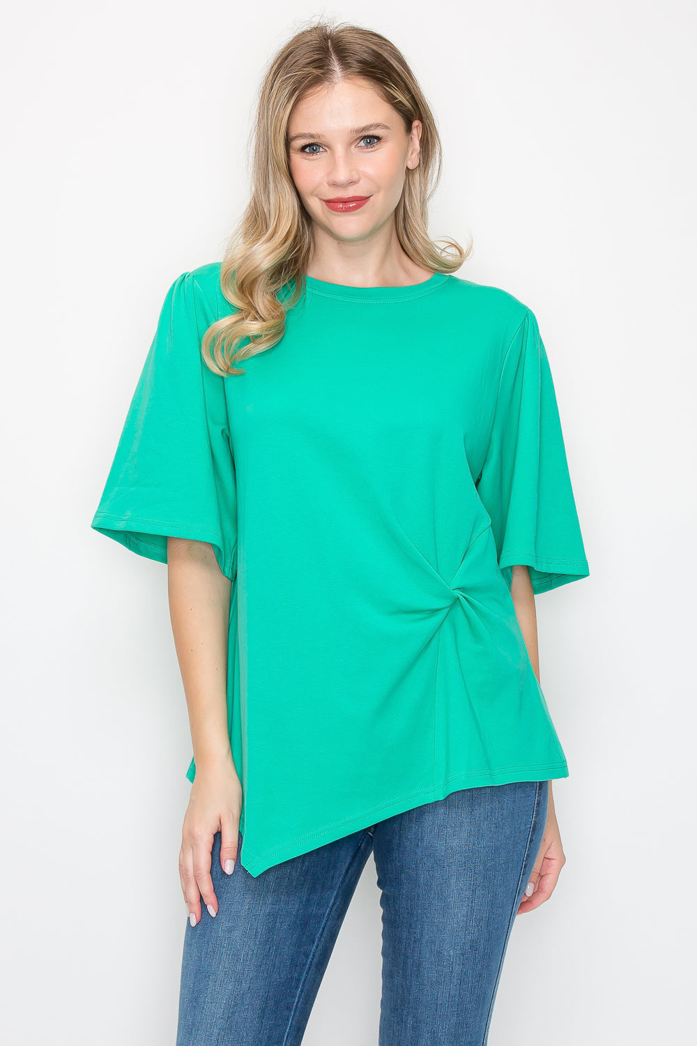 Rynn Stretch Asymmetric Top