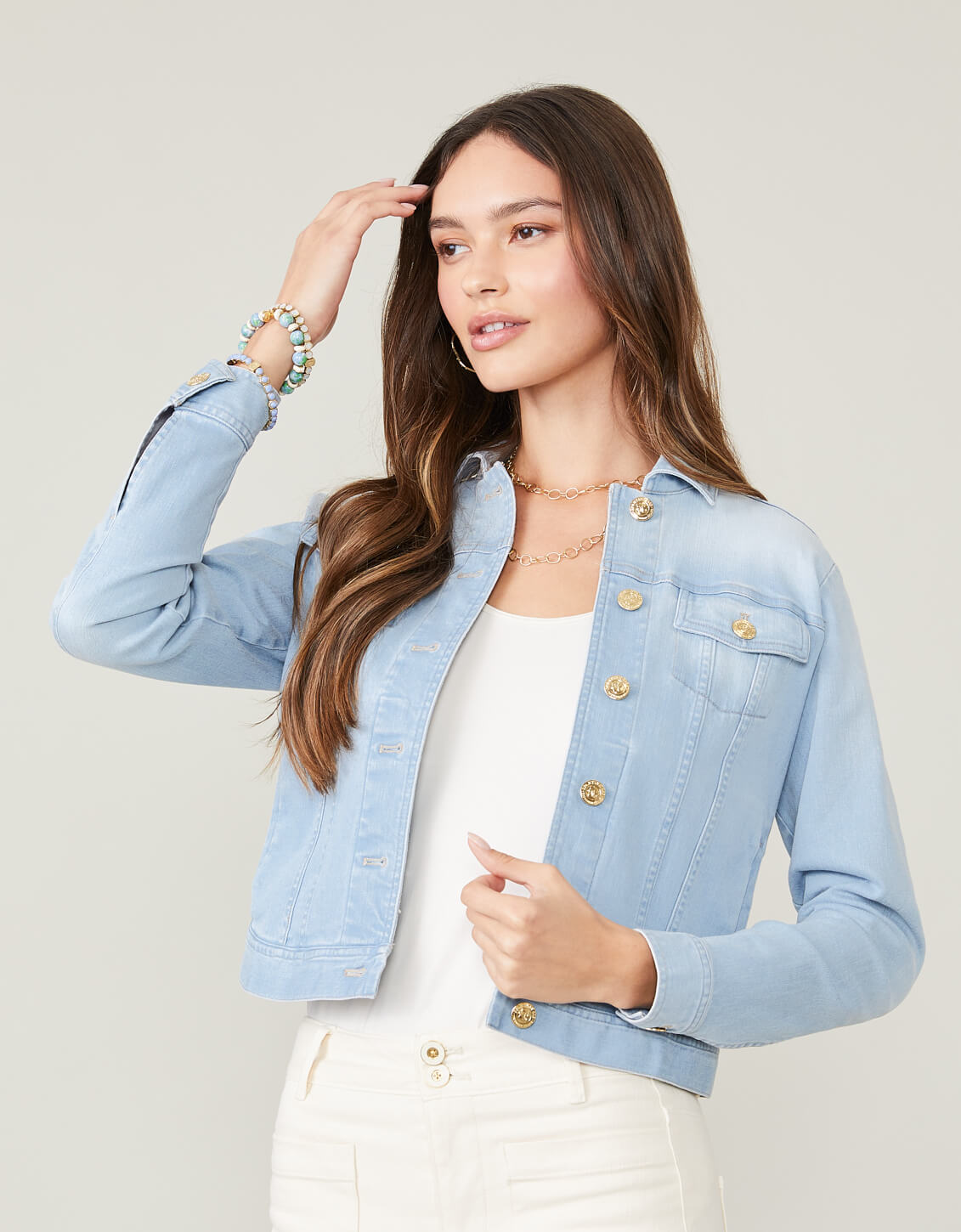 Leah Denim Jacket by Spartina 449