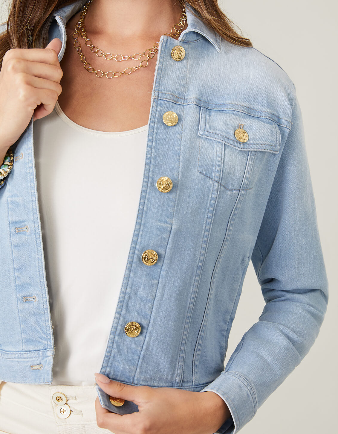 Leah Denim Jacket by Spartina 449