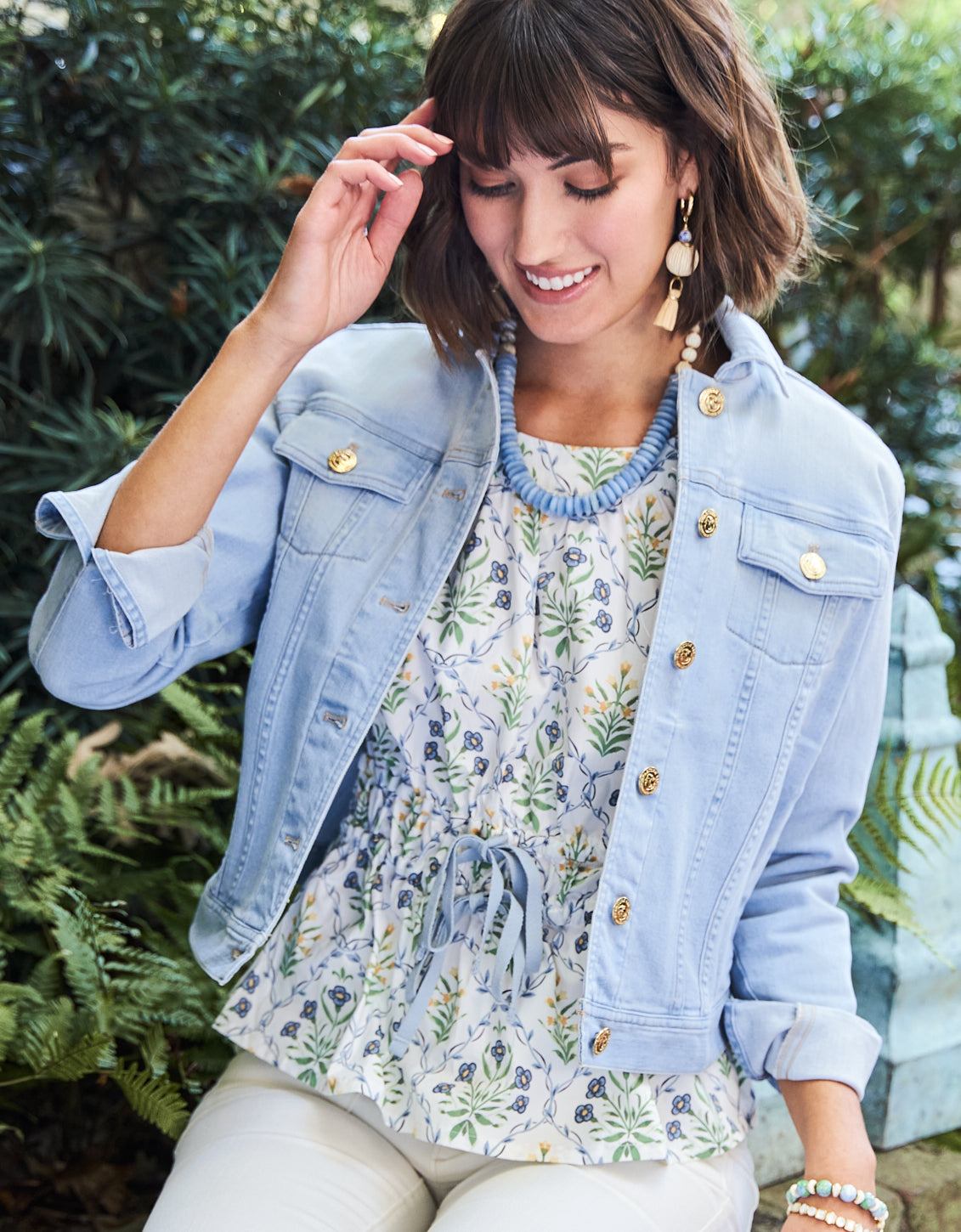 Leah Denim Jacket by Spartina 449