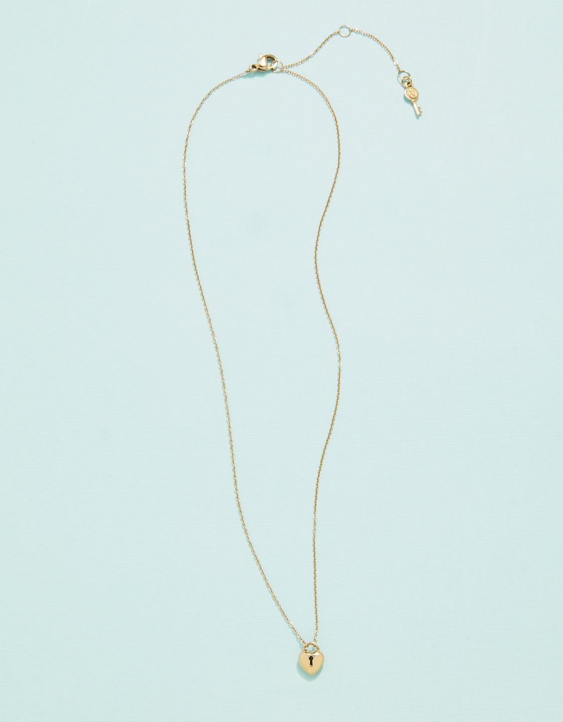 Locked in Love Gold Necklace