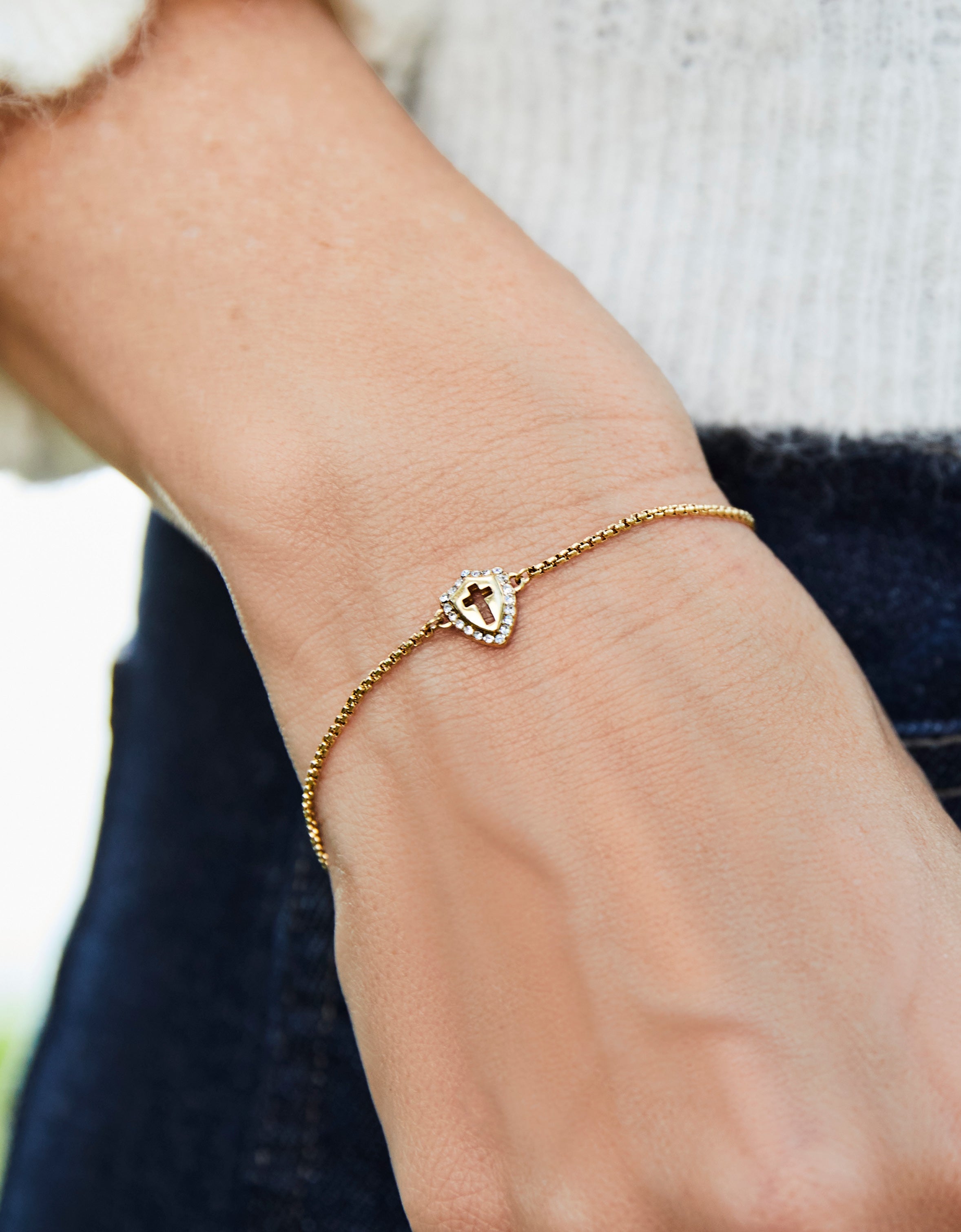 Spartina Limelight Cross Pulley Bracelet