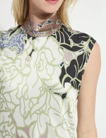 Flora Mock Neck Midi Dress by Lysse