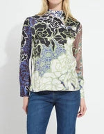 Seraphina Mock Neck Blouse