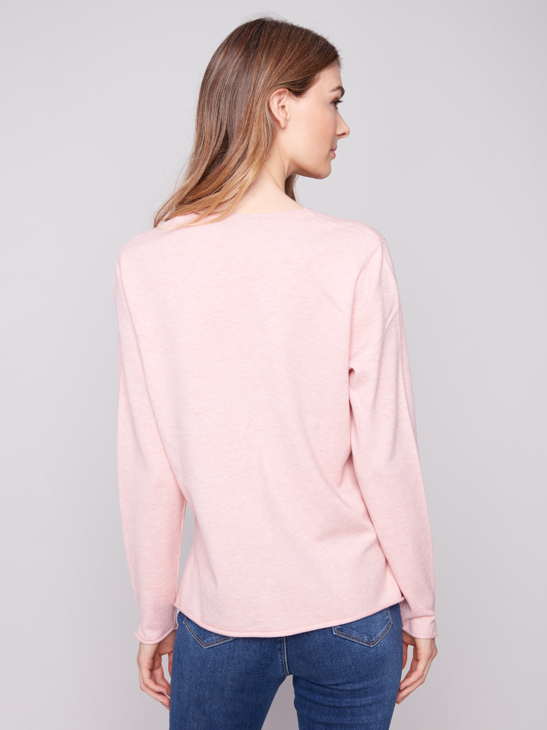 The Julia V-Neck Sweater by Charlie B
