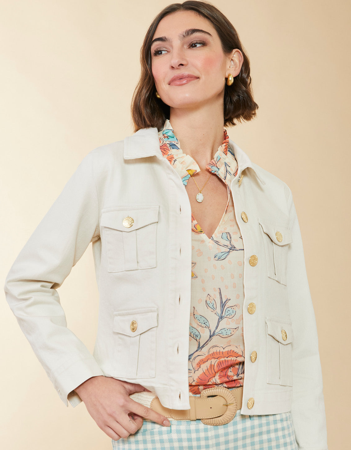 Marlie Twill Jacket by Spartina
