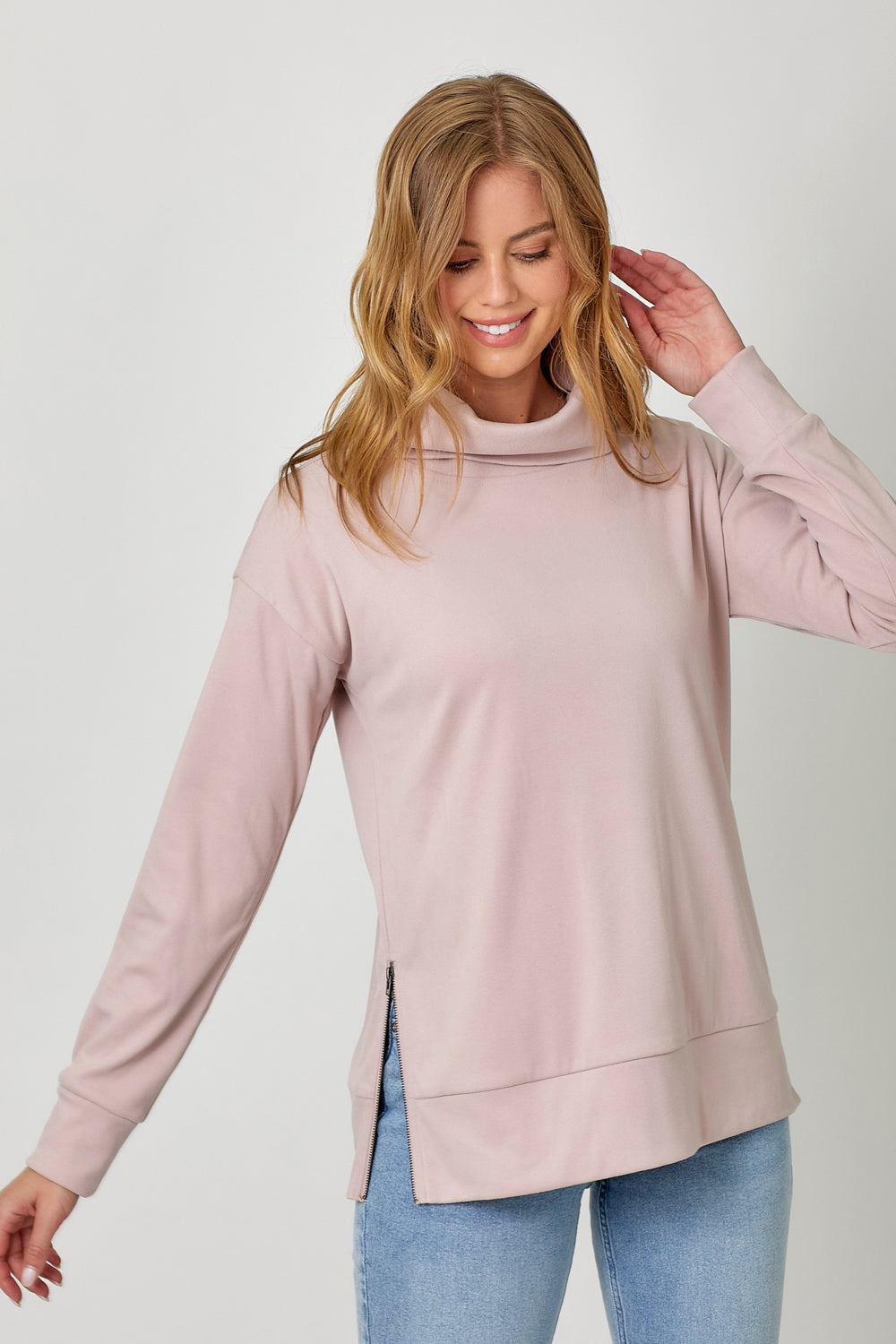 Ultra Soft Turtleneck Sweatshirt