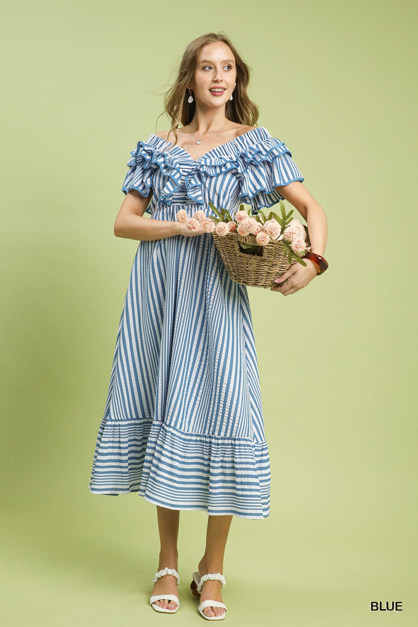 Serena Striped Knit Dress