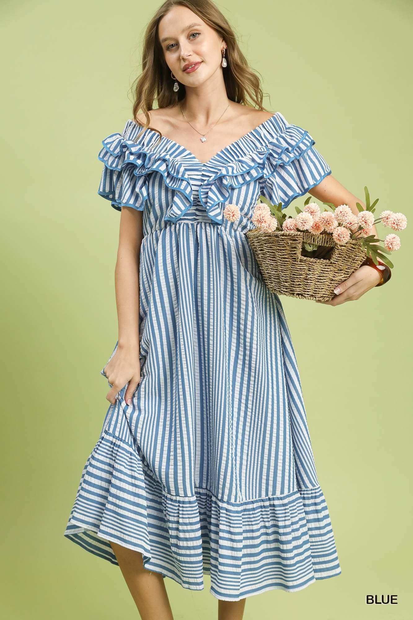Serena Striped Knit Dress