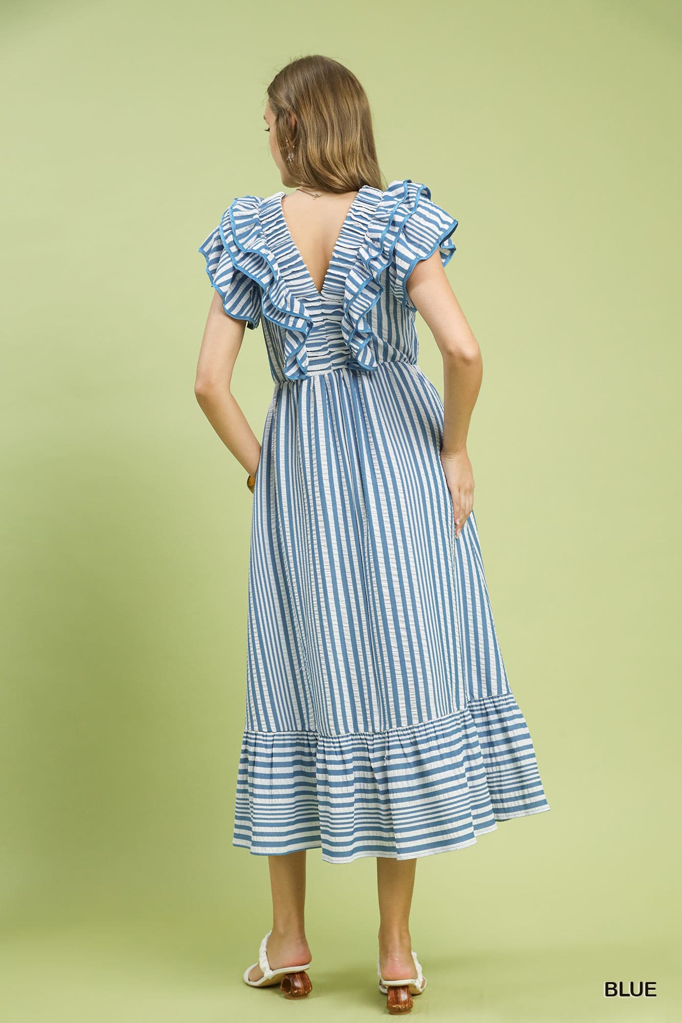 Serena Striped Knit Dress