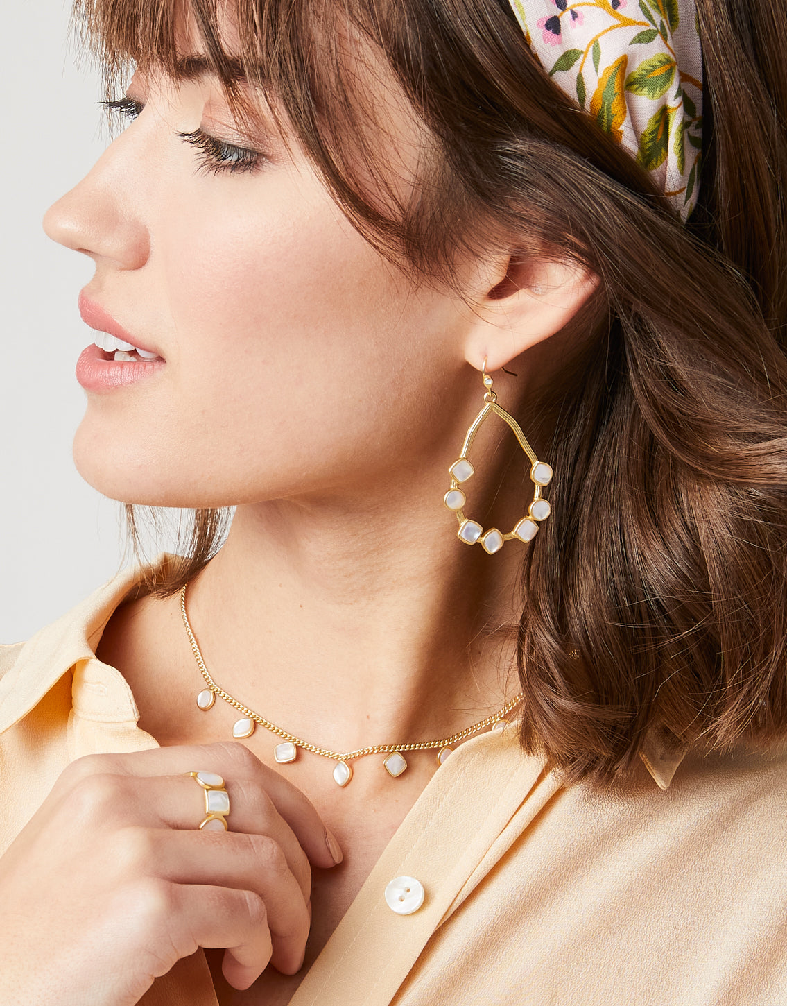 Spartina Maera Necklace - Mother of Pearl