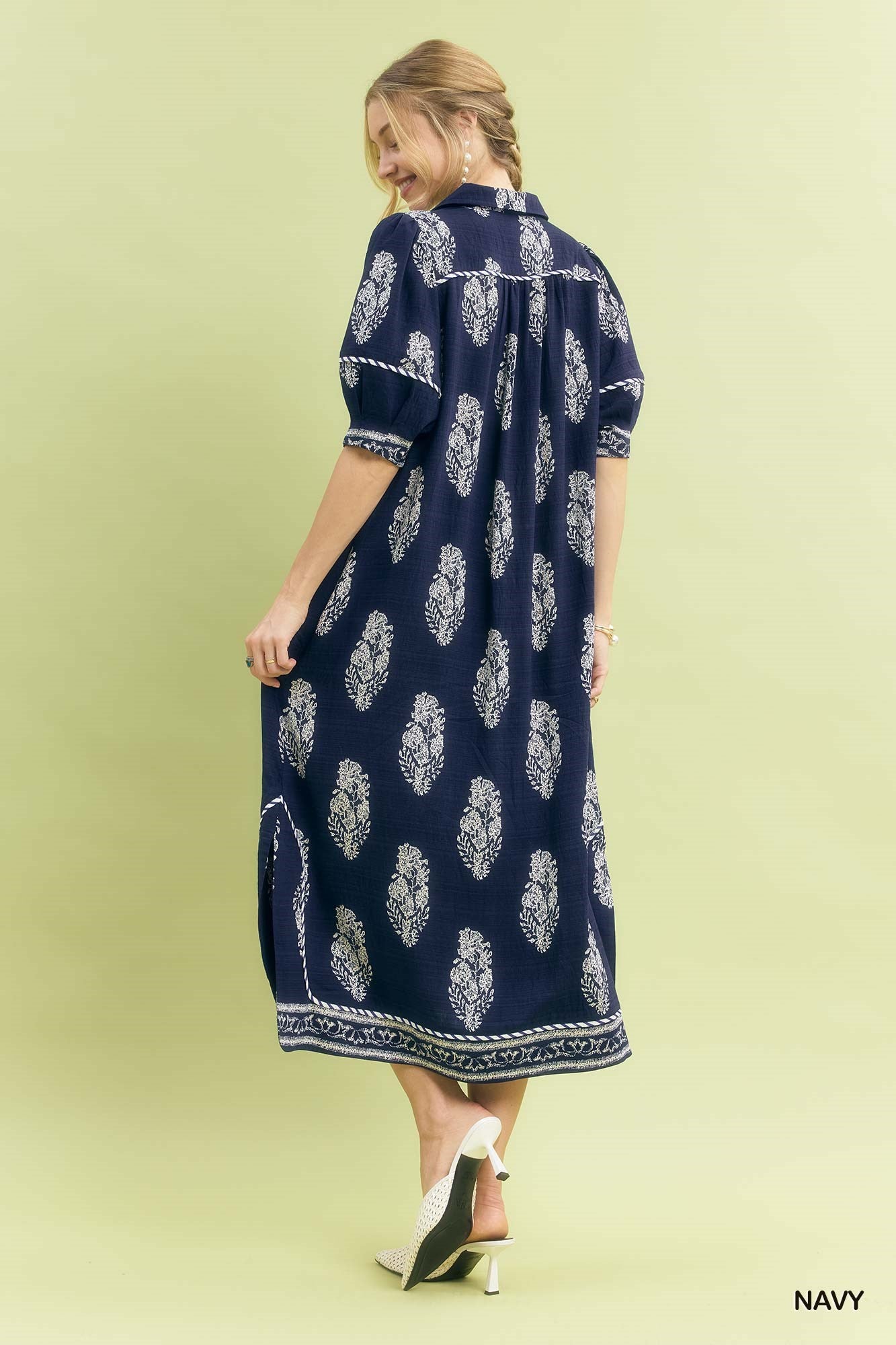 Layla Navy Maxi Dress